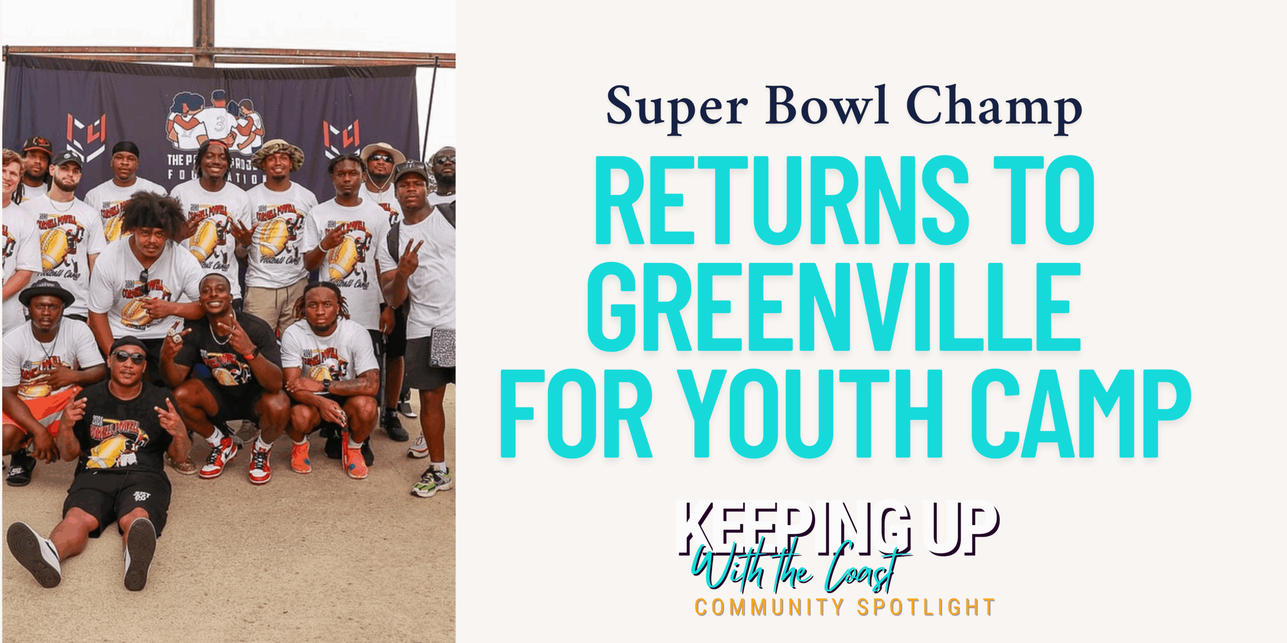 Super Bowl Champ Returns to Greenville for Youth Camp
